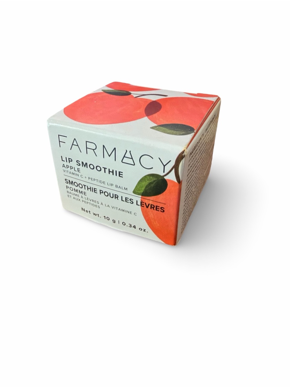 Farmacy Lip Smoothie Vitamin C + Peptide Lip Balm Apple .34 oz